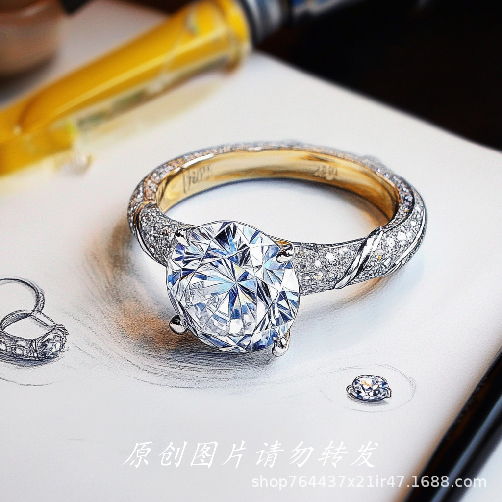 Индивидуальные украшения: обручальное кольцо из золота 18К, кастомизация и обработка ювелирных изделий