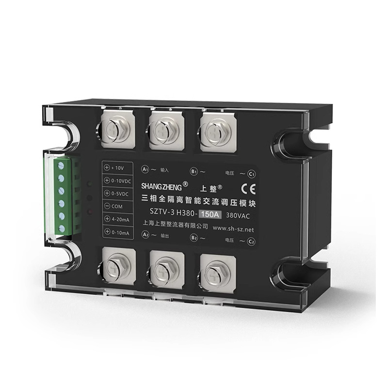 Sztv-3 Single-Phase Three-Phase Ac Voltage Regulating Module Thyristor Power Regulator Solid State Relay Power Adjustment
