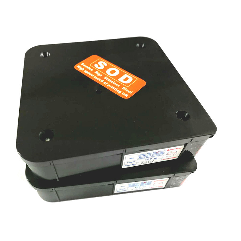 SOD stainless steel scraping ink glue printing scraper ink printing scraper coating machine gravure flexo scraper