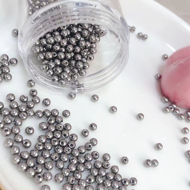 Manufacturer's Spot Titanium Steel 304 Tongue Nail Lip Nail Steel Ball Replacement Ball Smooth Piercing Ball Round Cake Replacement Accessories Wholesale