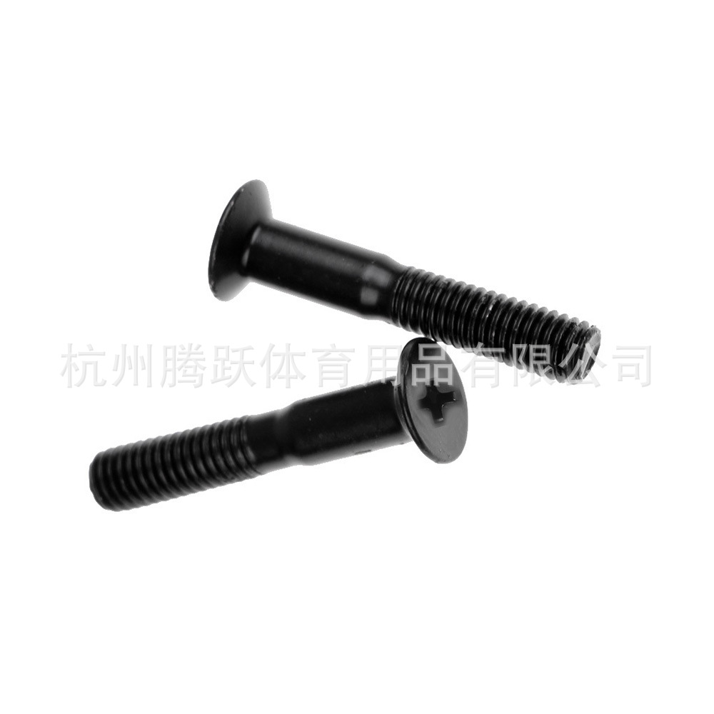 M5 skateboard bracket carbon steel bridge nail threading hexagon socket half cross tooth flat head surfboard countersunk nut hardware