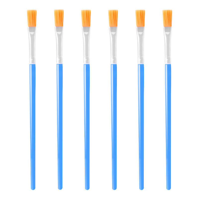 Factory Direct 12.5cm watercolor gouache painting pen children hand painted graffiti kite nylon hair brush wholesale