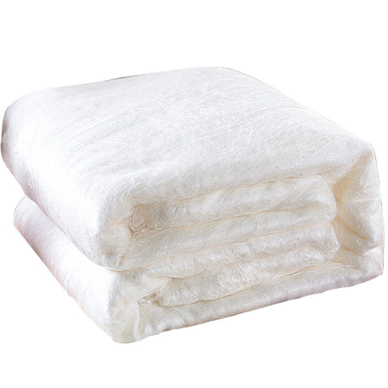 Factory wholesale Tongxiang Shuanggong silk handmade silk quilt raw materials semi-finished light tire 100 pure silk quilt