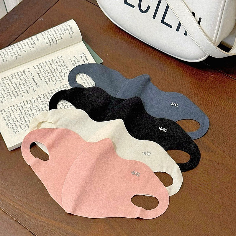 New Autumn and Winter German Velvet Hyaluronic Acid Masks for Men and Women Outdoor Cycling Warm Masks Breathable Windproof and Uv-Proof