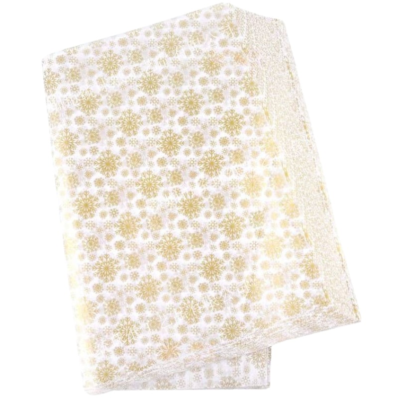 17g Christmas Snowflake Printed Copy Paper, Cross-Border Ready Stock Sydney Paper, Lightweight Christmas Gift Box Packaging Material