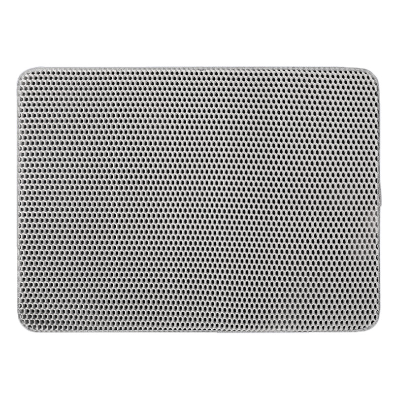 Коврик для кошачьего туалета, двойной слой, экстра большой, анти-вынос, фильтр, контроль песка, принадлежности для кошек