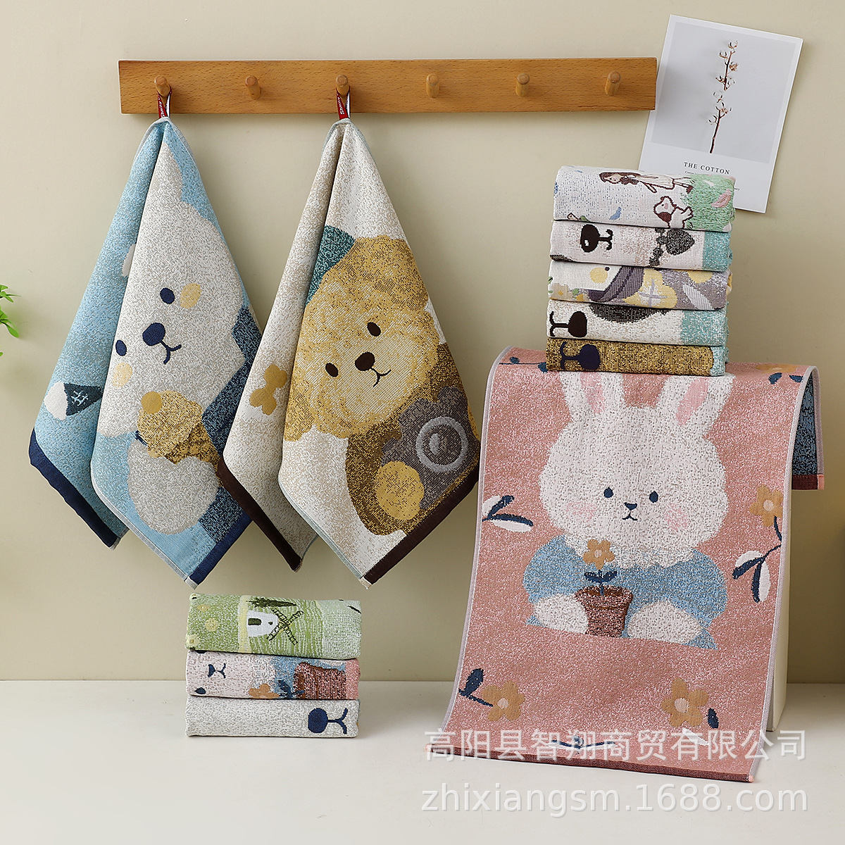 Чистое хлопковое марлевое полотенце, четырехслойное, для взрослых, впитывающее, быстро сохнущее, мультяшное жаккардовое милое полотенце, новый стиль для женщин