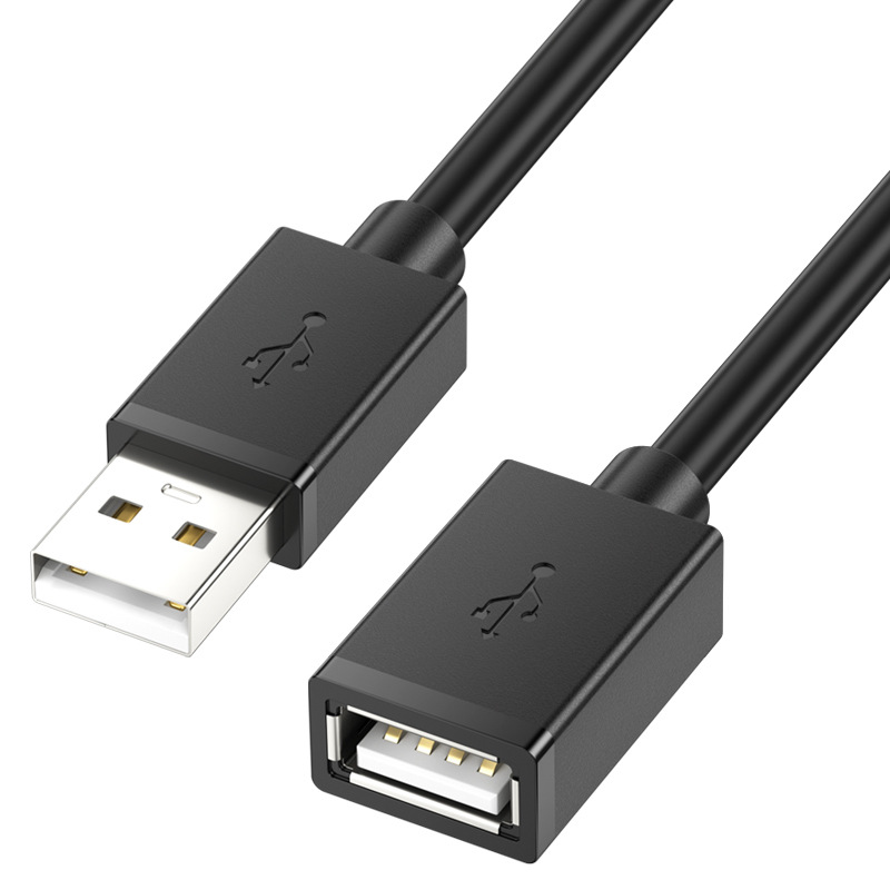 Usb2.0 Extension Cable Male to Female All-Inclusive Usb2.0 Data Cable Computer U Disk Mouse Keyboard USB Extension Cable