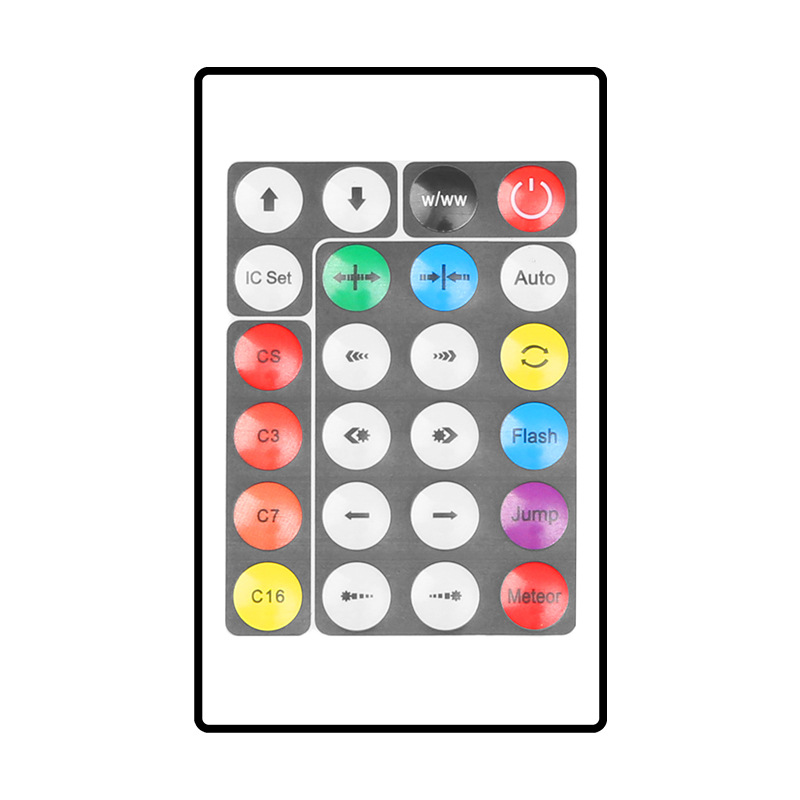 Processing and Customization of Colorful Light Strips 24-Key Infrared Remote Control Rgb Light Strips Colorful Marquee Light Strips USB Remote Control