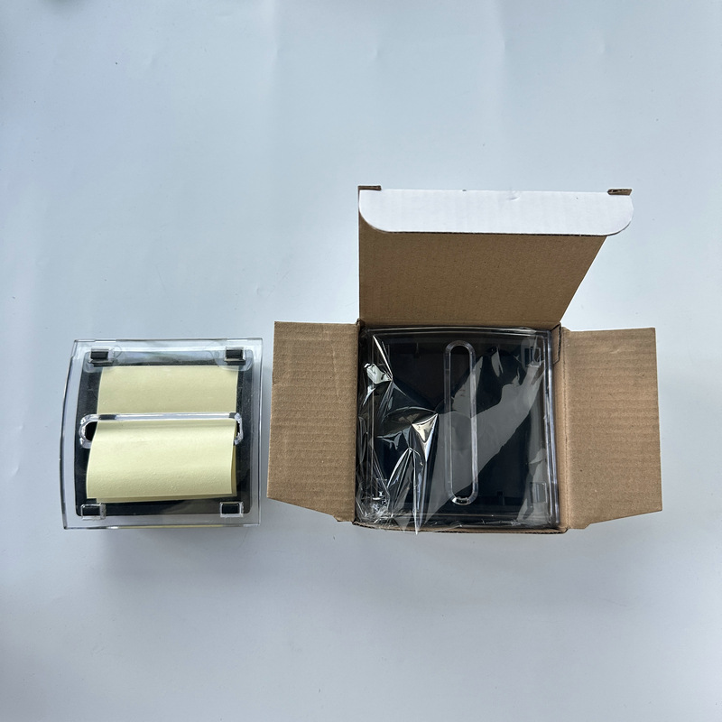 Cross-Border Exclusive Supply of Pull-Out Sticky Note Boxes, Reusable Sticky Note Holders, Square Pull-Out Sticky Note Boxes, Sticky Note Boxes