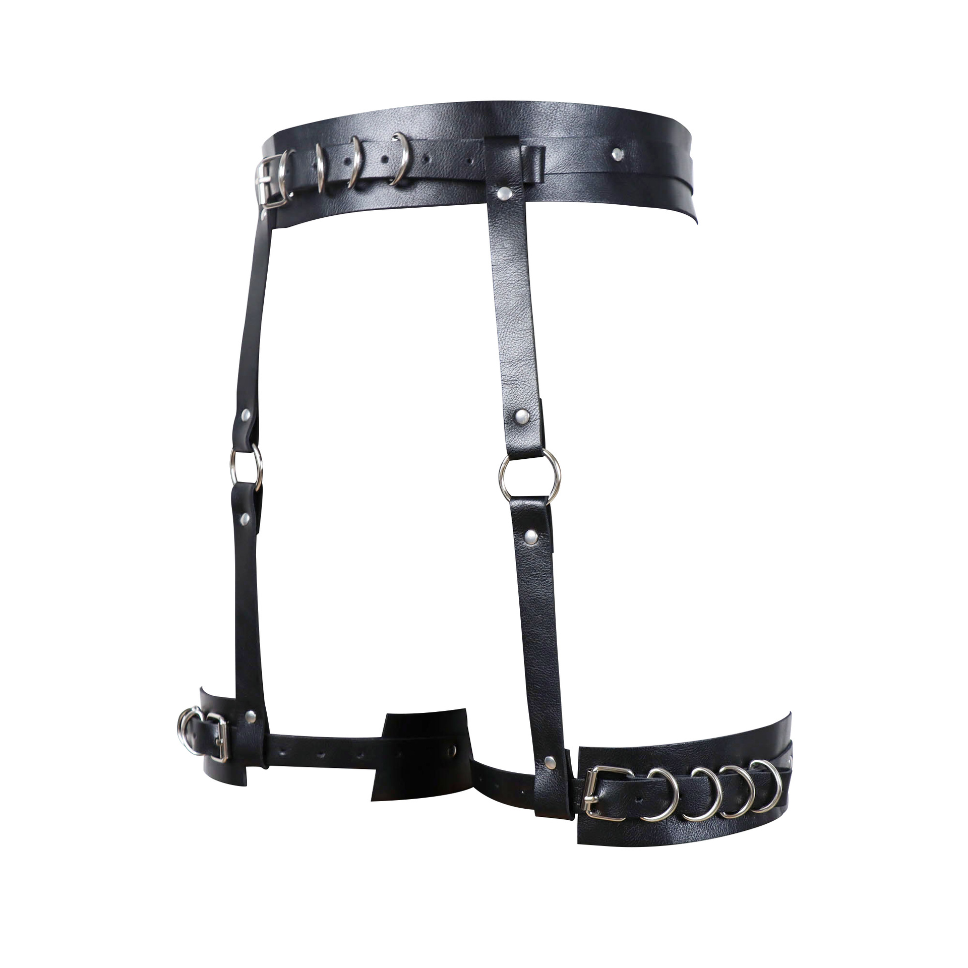 Women's SM adult supplies wear leggings sex toys wholesale factory direct supply leather sex accessories binding pants