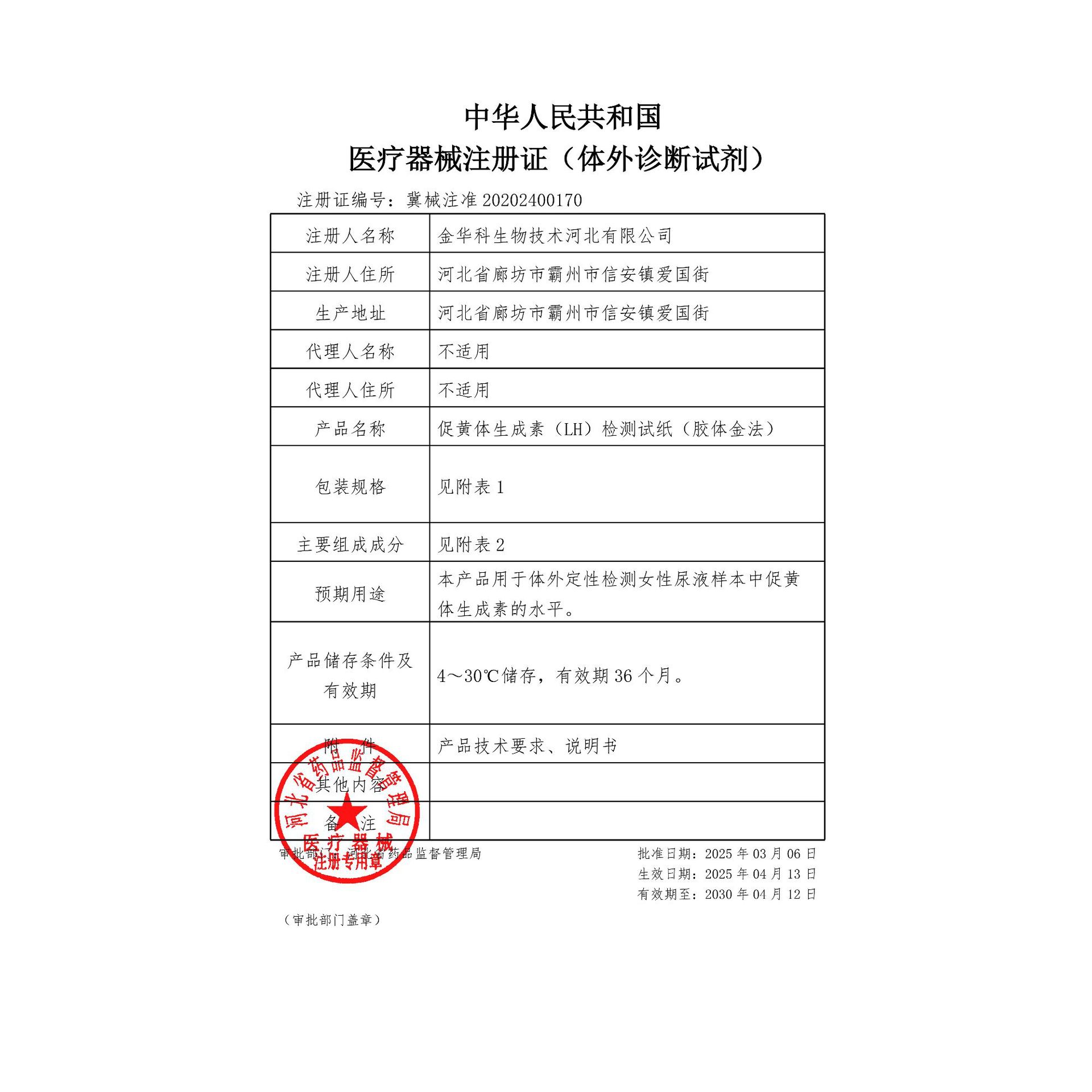 Manufacturers supply English ovulation test strips for sale outside China only