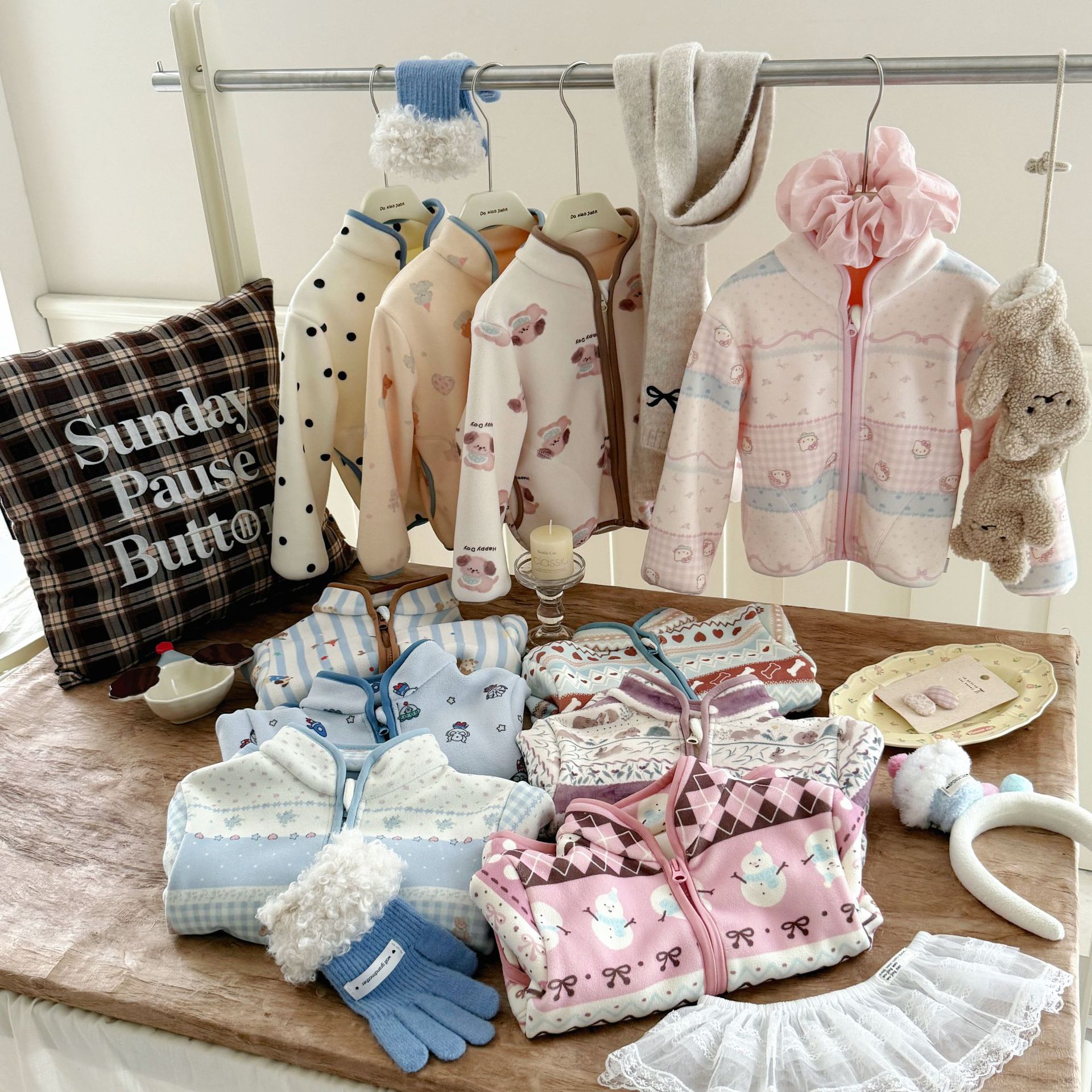 Размер 24 осень-зима детская куртка с полным принтом мультяшная олимпийская зерновая флисовая корейского стиля с молнией вертикальный воротник модная теплая для мальчиков и девочек