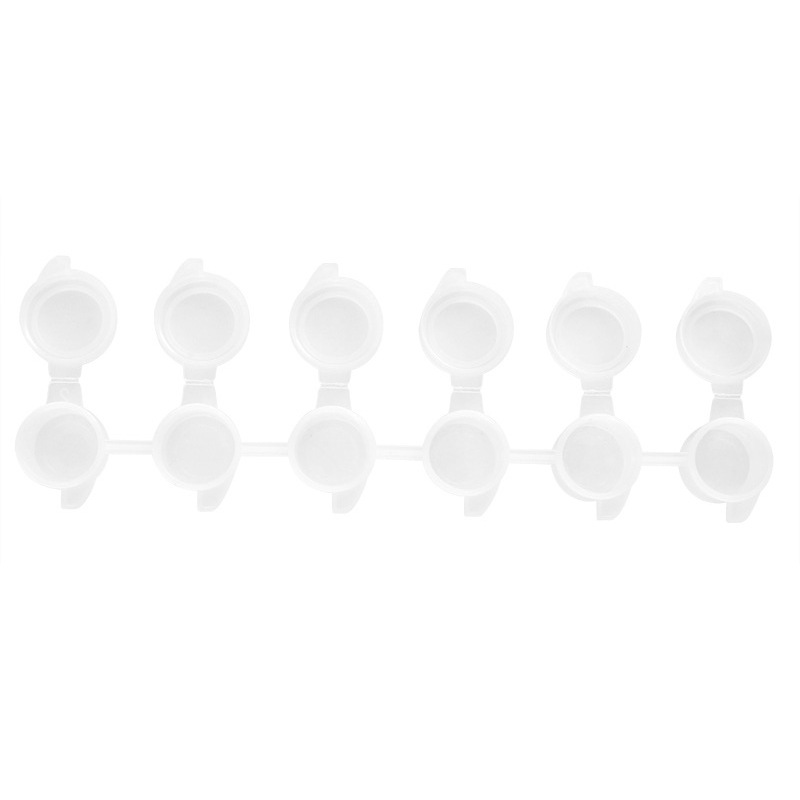 Factory Direct Supply of Empty Paint Containers, 2ml and 3ml Empty Containers, 6-Compartment Paint Dispensing Boxes, Oil Paint Mixing Boxes