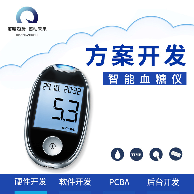 Интеллектуальный глюкометр для мониторинга здоровья человека, решение для Интернета вещей, проектирование и разработка программного и аппаратного обеспечения, разработка приложений