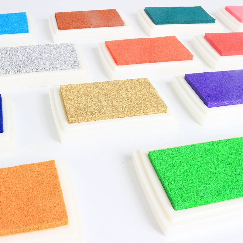 Children's Finger Painting Colorful Ink Pad Kindergarten Creative Graffiti DIY Colorful Ink Pad Handbook Diary Seal