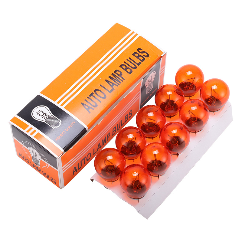 S25 car brake bulb single tail flat foot 1141 1016 high and low oblique foot car taillight 12V21W turn light