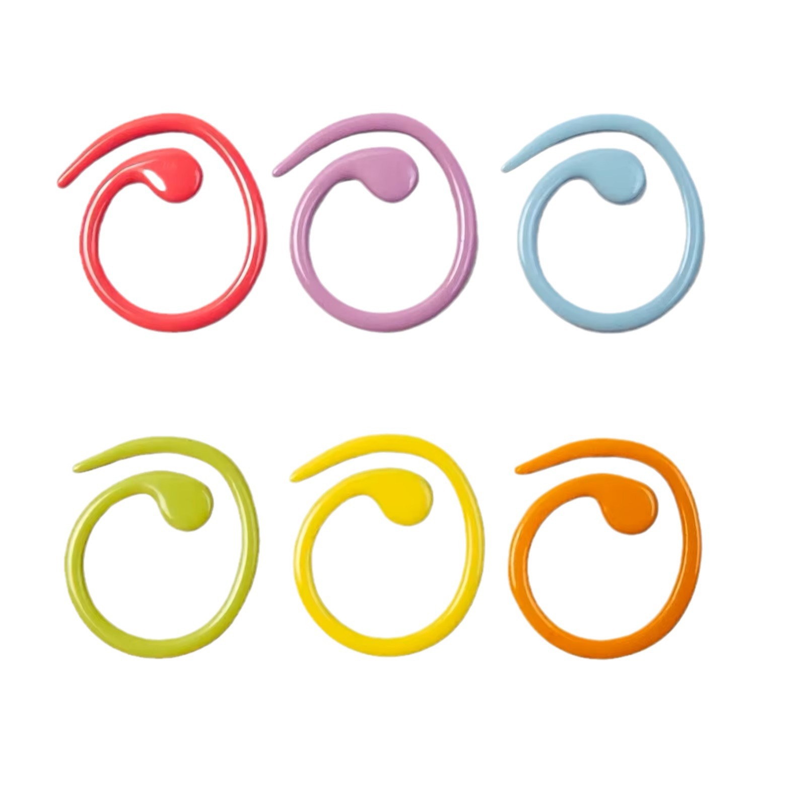 Металлическая пряжа для вязания, цветная, с крючком, спиральная, для DIY