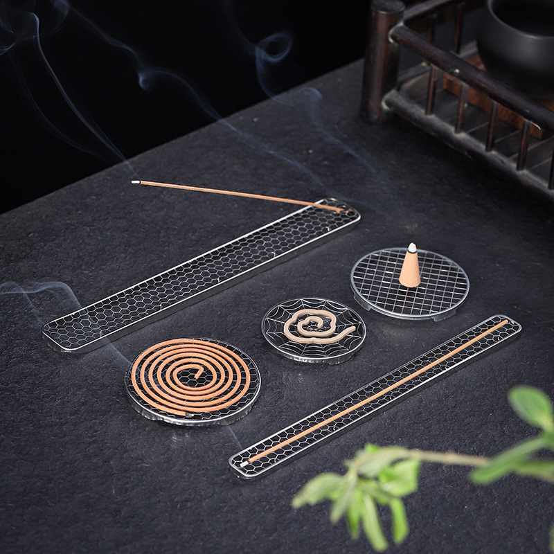 Нержавеющая стальная сетка для ароматов с огнеупорной подушечкой и подставкой