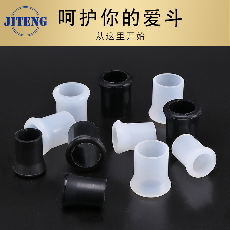 Smoking accessories wholesale pipe handle silicone bite mouth set food grade large small size cigarette holder anti-bite protective cover