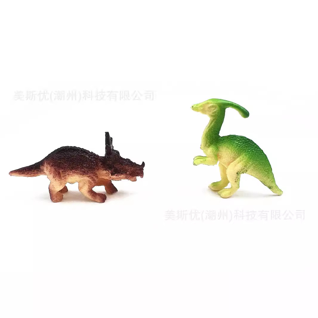 Cross-Border E-Commerce Jurassic Simulation Dinosaur Animal Set Solid Dinosaur Model Soft Rubber Mini Simulation Dinosaur Toy