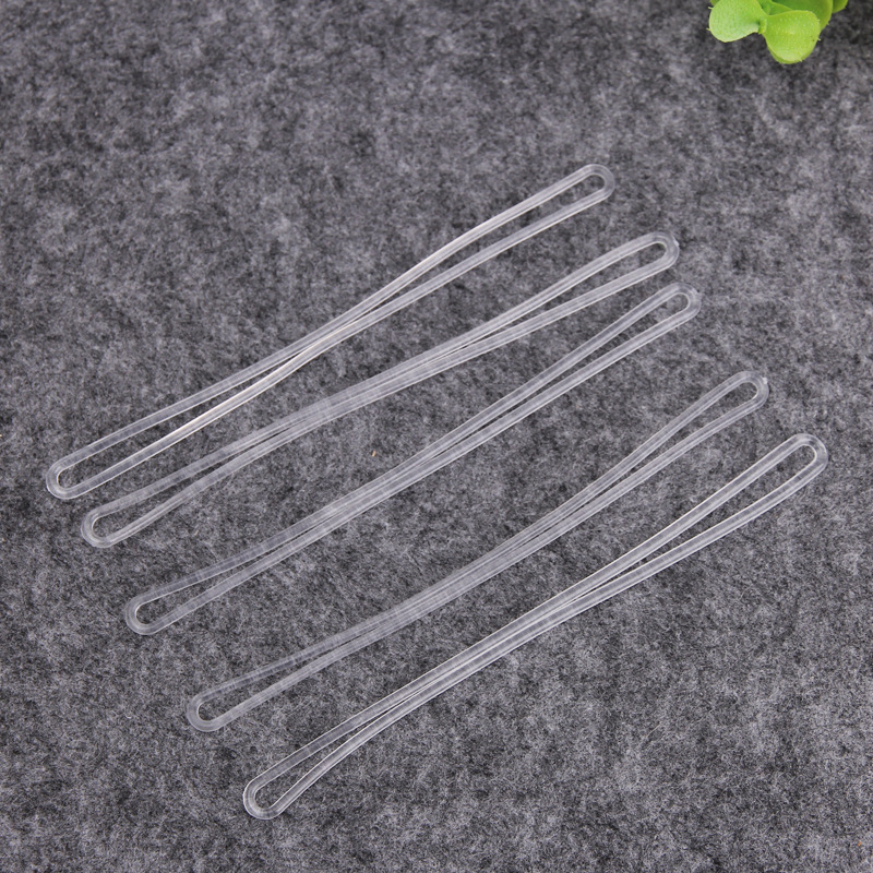 Environmentally Friendly PVC Transparent Rope Suitcase Hanging Lanyard Boarding Pass Lanyard Luggage Tag Lanyard Transparent Rope Cross-border Pass Supply