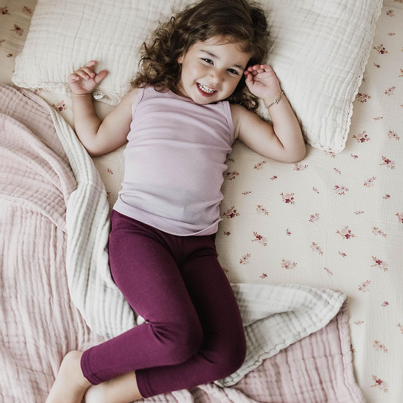 100% Merino Wool Family Sports Quick-Drying Vest Ultra-Fine Wool Boys and Girls Sweat-Wicking and Quick-Drying Four-Season Style