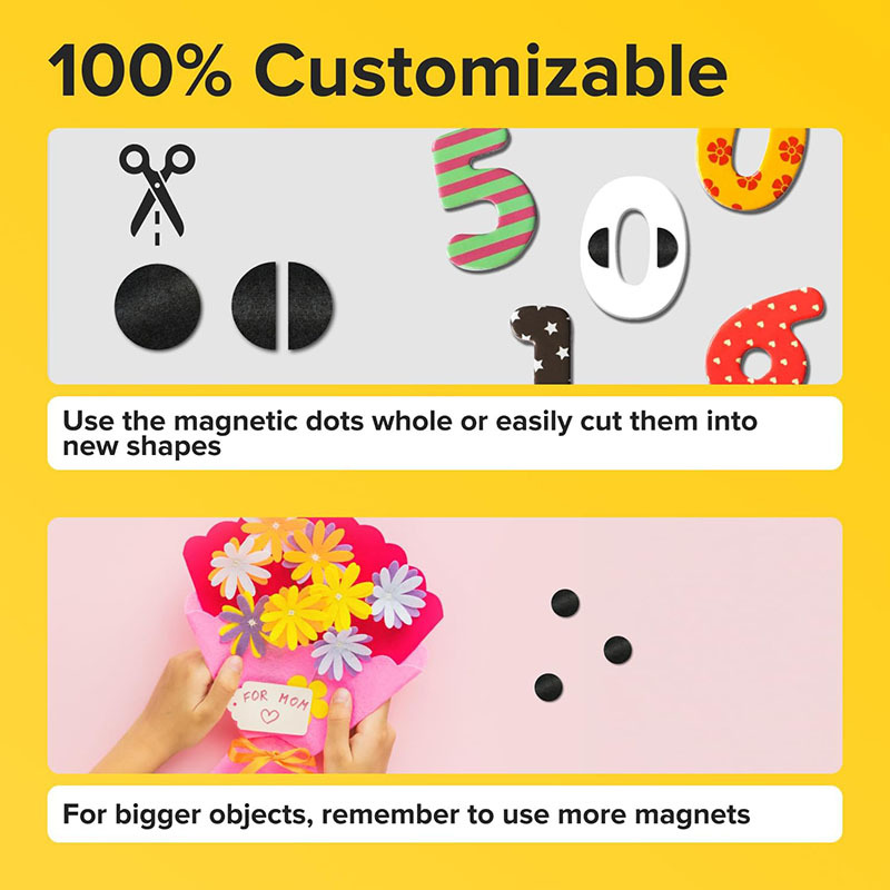 Amazon Round Magnet Refrigerator Sticker Photo Magnetic Sticker Whiteboard Magnetic Particle Drops Glue Creative Soft Magnetic Flexible Magnet