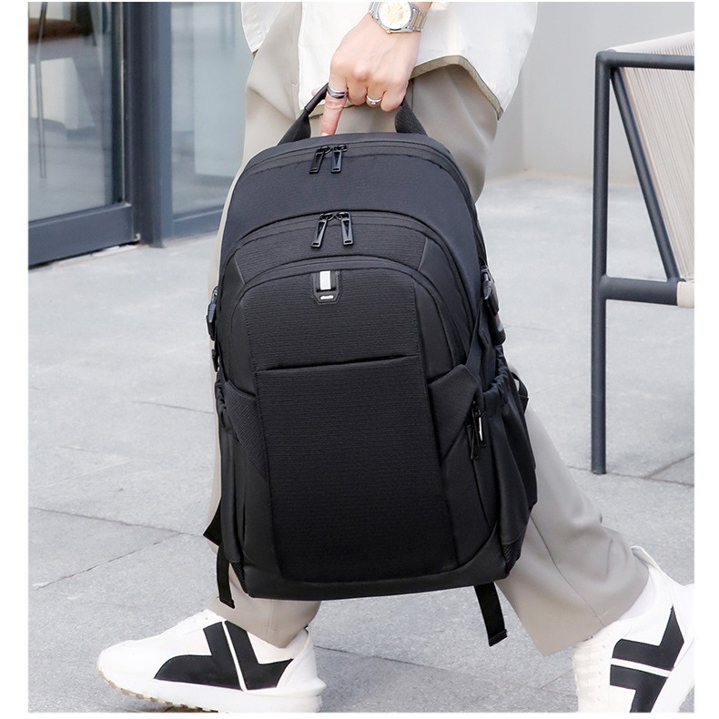 Large Capacity Schoolbag Men's Expansion Neutral Business Backpack Multifunctional Wholesale Breathable Business Men's Computer Backpack