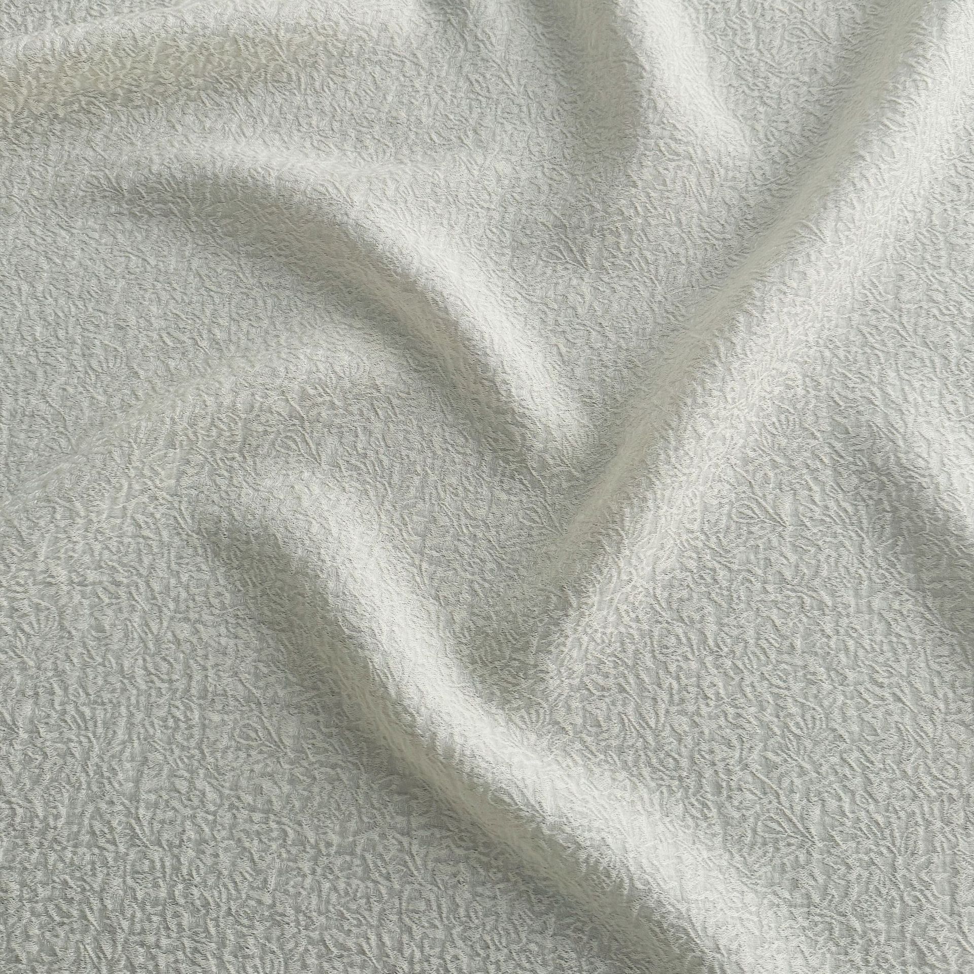 Autumn and Winter Clothing Fabrics 30mm Nylon Wool Interwoven Small Jacquard Brocade Crepe Fabric Clothing Fabric