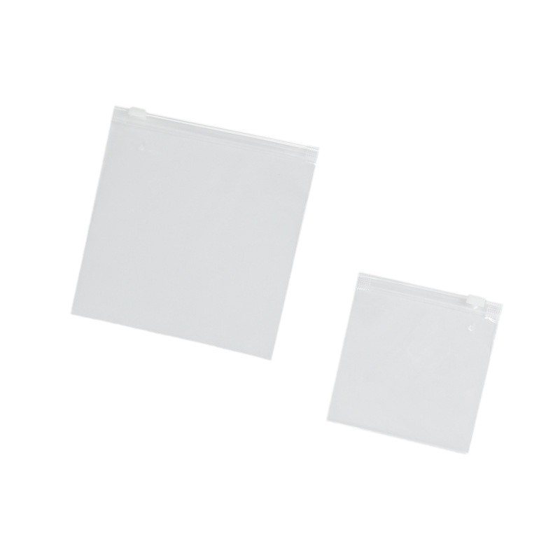 Frosted Jewelry Zipper Bag, Earring Storage Bag, Translucent Small Bag, Decorative Stall Plastic Bag Wholesale