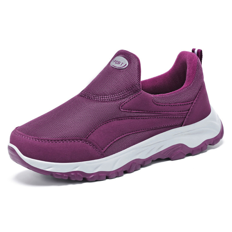 Women's Walking Shoes, Spring Style, Comfortable Women's Shoes, Thick-Soled Comfortable Shoes for the Elderly, Lightweight Shallow-Mouthed Mom Shoes, Versatile Single Shoes