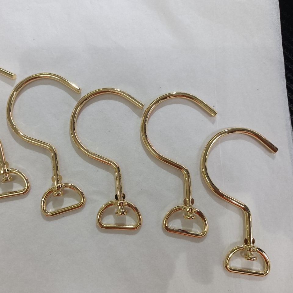 Manufacturer Supplies Luggage Accessories Backpack Clothing Hardware Hook Electrophoresis Black Rotating Briefcase Hook