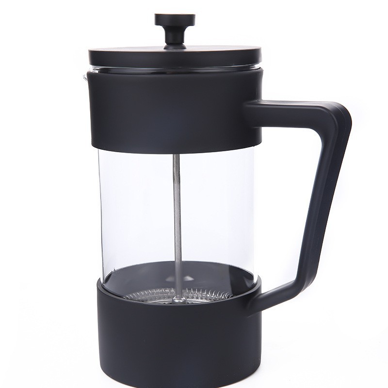 French press high borosilicate glass household French filter press coffee maker tea maker seven-character press