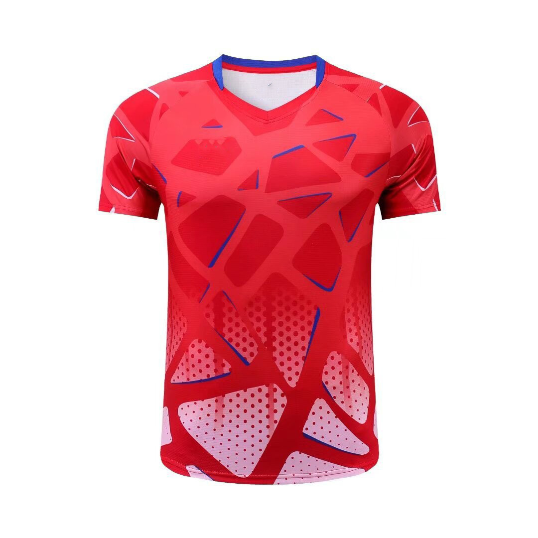 New Clothes, Table Tennis Team Uniforms, Short-Sleeved Table Tennis Tops, Men's and Women's Table Tennis Uniforms, Kidsren's Quick-Drying Breathable Fitness Clothes