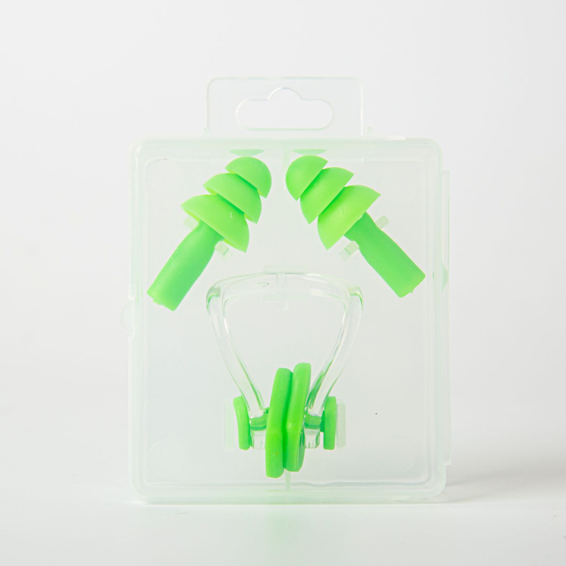 Оптовая упаковка 2025 года, набор противозадушных носовых зажимов, силиконовые водонепроницаемые беруши для плавания