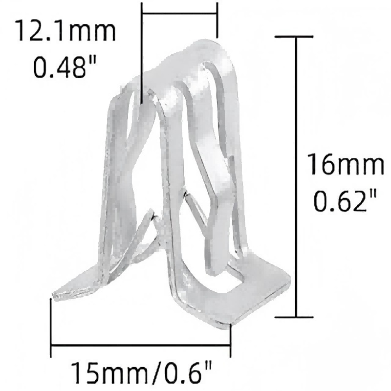 Универсальная пряжка для приборной панели автомобиля, пряжка центральной консоли, пряжка для сидений, металлическая пряжка, детали штамповки