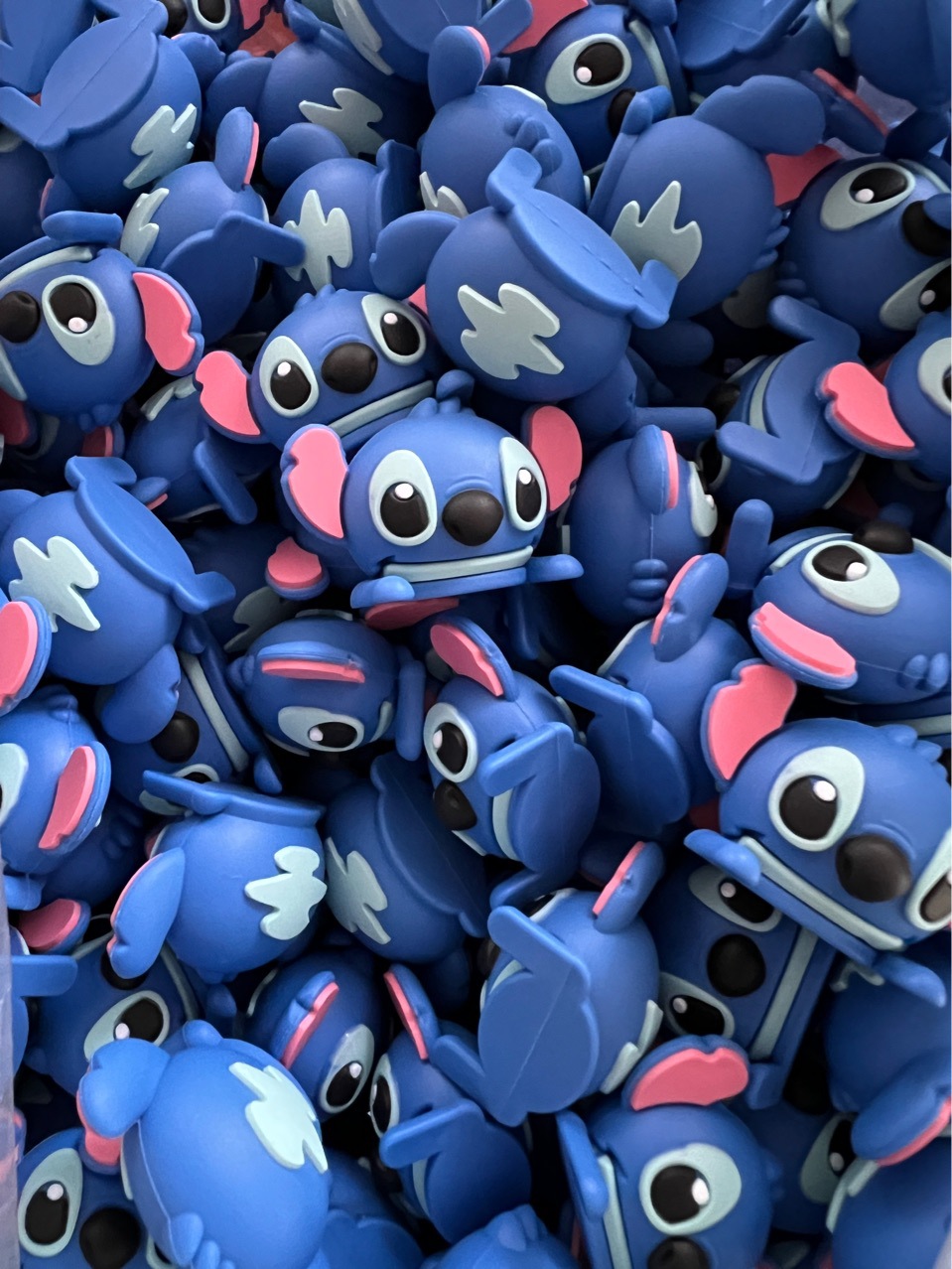 Stitch Cartoon Doll Head Desktop Cartoon Doll Ornaments Electric Car Cycling Cartoon Doll Material