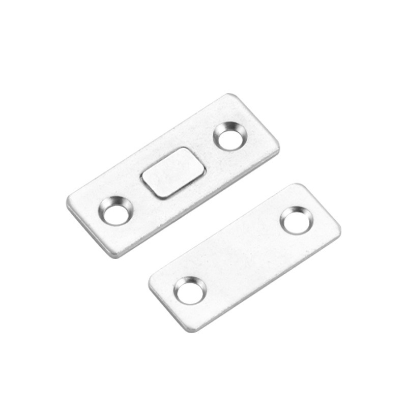 Wholesale strong magnetic cabinet suction wardrobe cabinet sliding door L-type thin magnetic door suction invisible punch-free door touch magnetic Touch