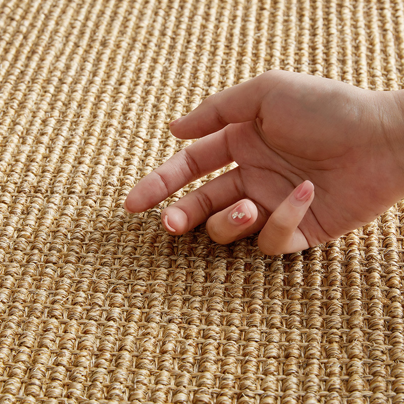 Natural Sisal Entrance Floor Mat Jute Carpet Living Room Entrance Entrance Door Mat Linen Woven Japanese Style