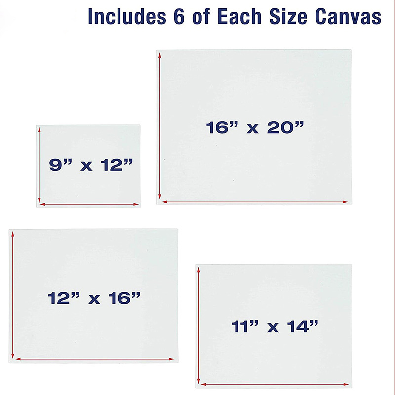 Oil Painting Board Manufacturer Supplies 3mm Ultra-Thin Drawing Board Portable Practice Pure Cotton Cloth Board Pure Cotton Oil Painting Board