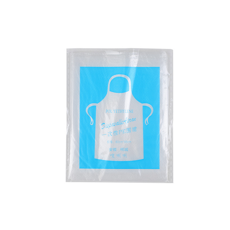 Disposable apron plastic independent hot pot barbecue restaurant dining kitchen home studio children apron adult