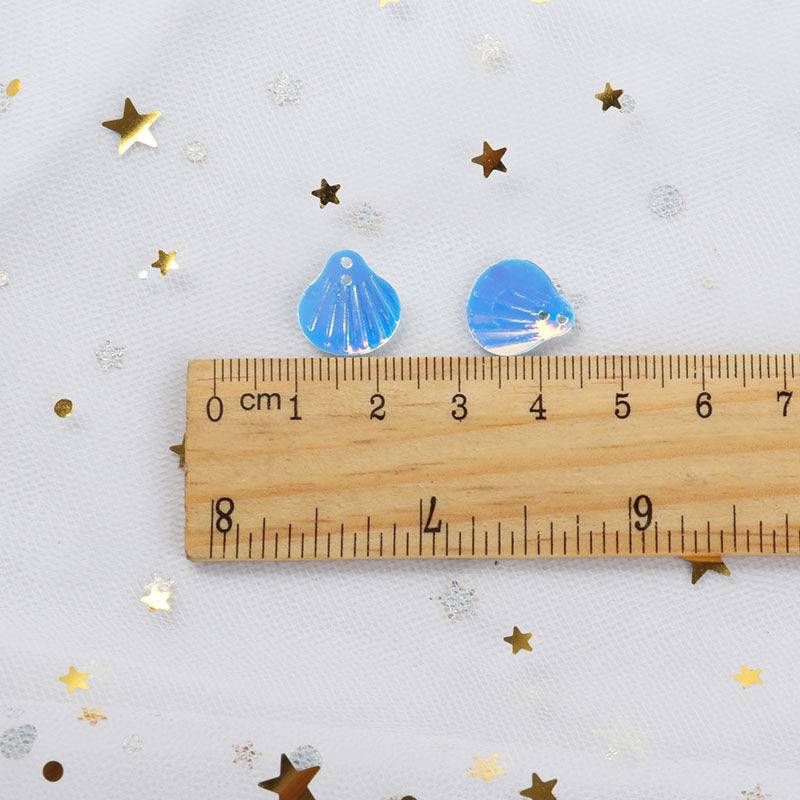 Shell Eye Makeup Sequins, Mermaid Makeup, Tear Diamond Face, Halloween Fish Scales, Ancient Style Han Dynasty Manicure Materials