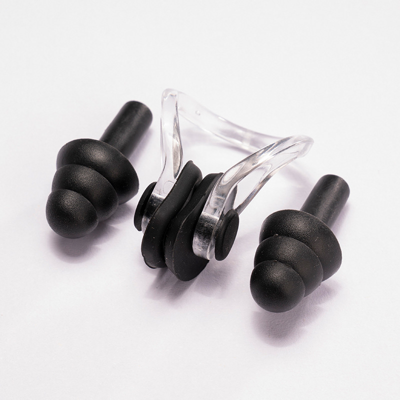 2025 Manufacturer Swimming Nose Clip Waterproof Nose Clip Diving Supplies Nose Clip Earplug Set Anti-Choking Swimming Goggles