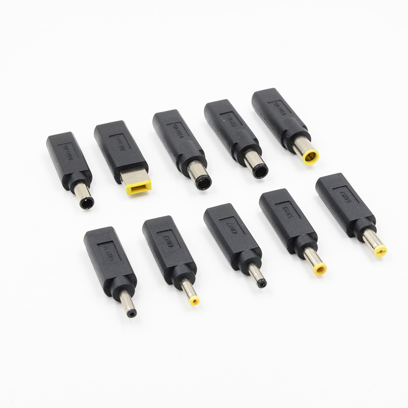 Typec female to DC conversion head without PD chip is suitable for notebook PD power matching head charging conversion