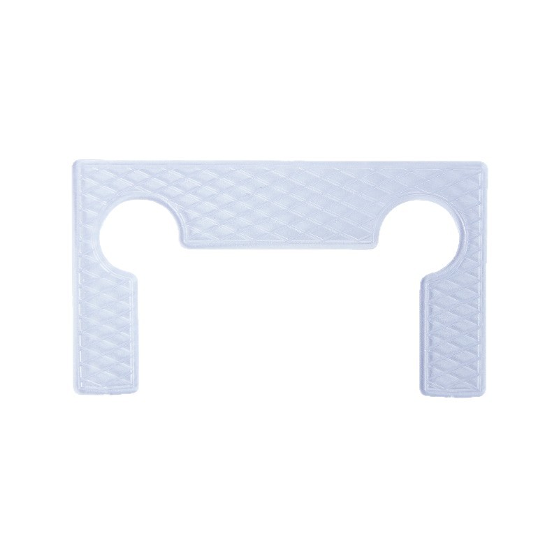 Bathroom clamp gasket glass door plastic shower room transparent hex screw hinge protector hinge glass clamp rubber pad