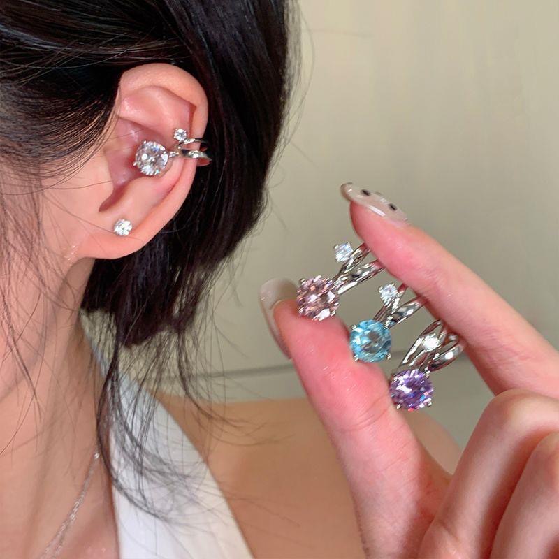 Маленькие серьги с жемчужиной и цирконием, клипсы на уши, уникальные и красивые, высококачественные, легкие, роскошные