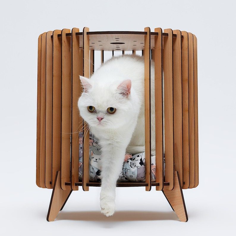 Cat Climbing Frame, Oval Cat Scratching Board, Wear-Resistant, Non-Falling, Elevated Vertical New Model, All-In-One Boredom-Relief Toy