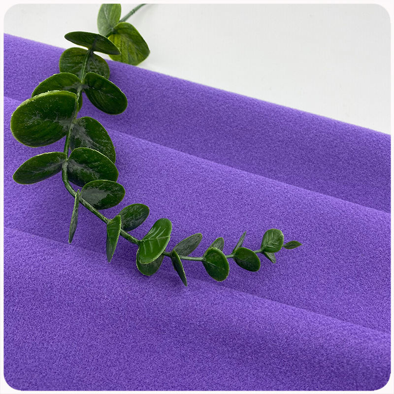 Baseball tweed woolen woolen cloth for autumn and winter, bags, shoes and hats, overcoat fabric wool-like tweed plain coat baseball uniform fabric