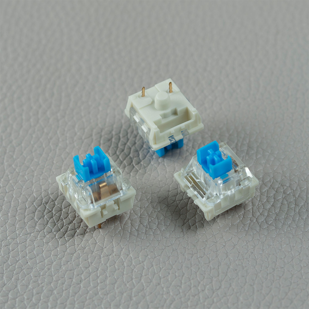 Cross-border supply Jun shaft precision mechanical keyboard shaft body hot plug linear switch in stock wholesale black tea green shaft